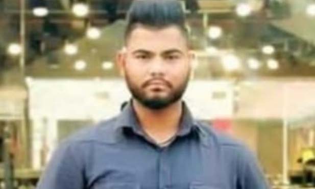 गोली लगने से घायल युवक संदीप।
