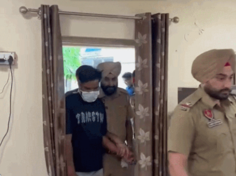 पुलिस ने आरोपी को किया गिरफ्तार।